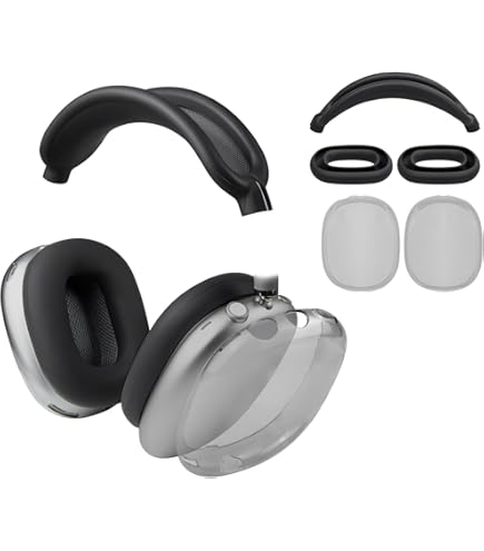 Amazon.com: MORWLAT Case Cover for AirPods Max Metal Spider, Clear